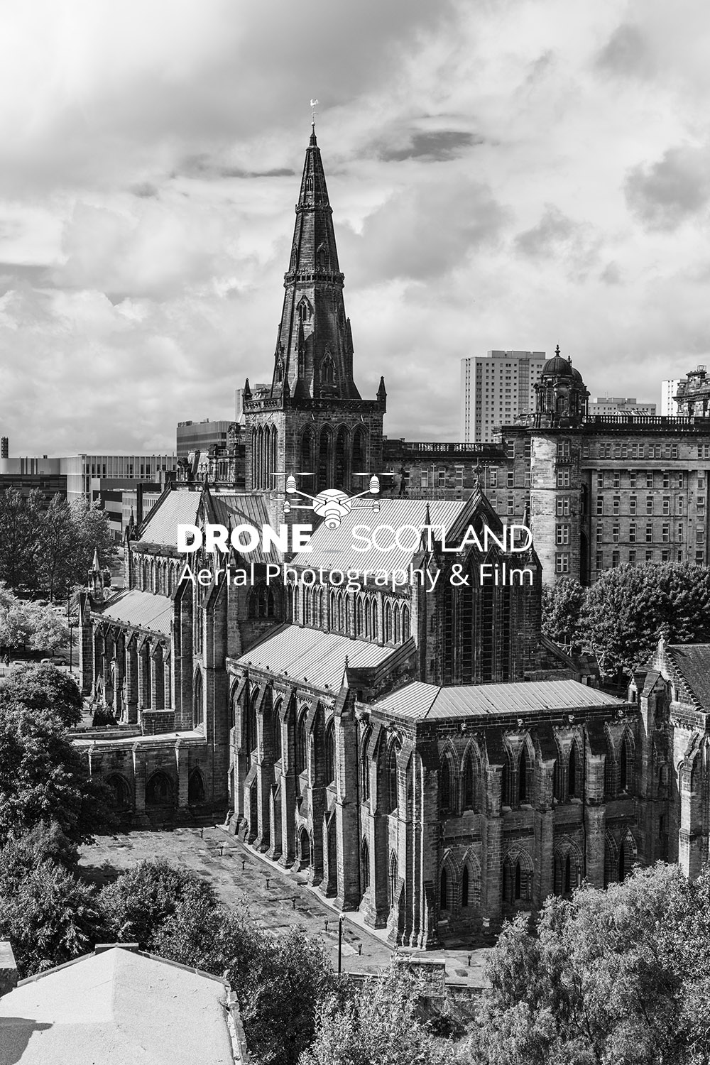 Glasgow Cathedral Image from a Drone 7