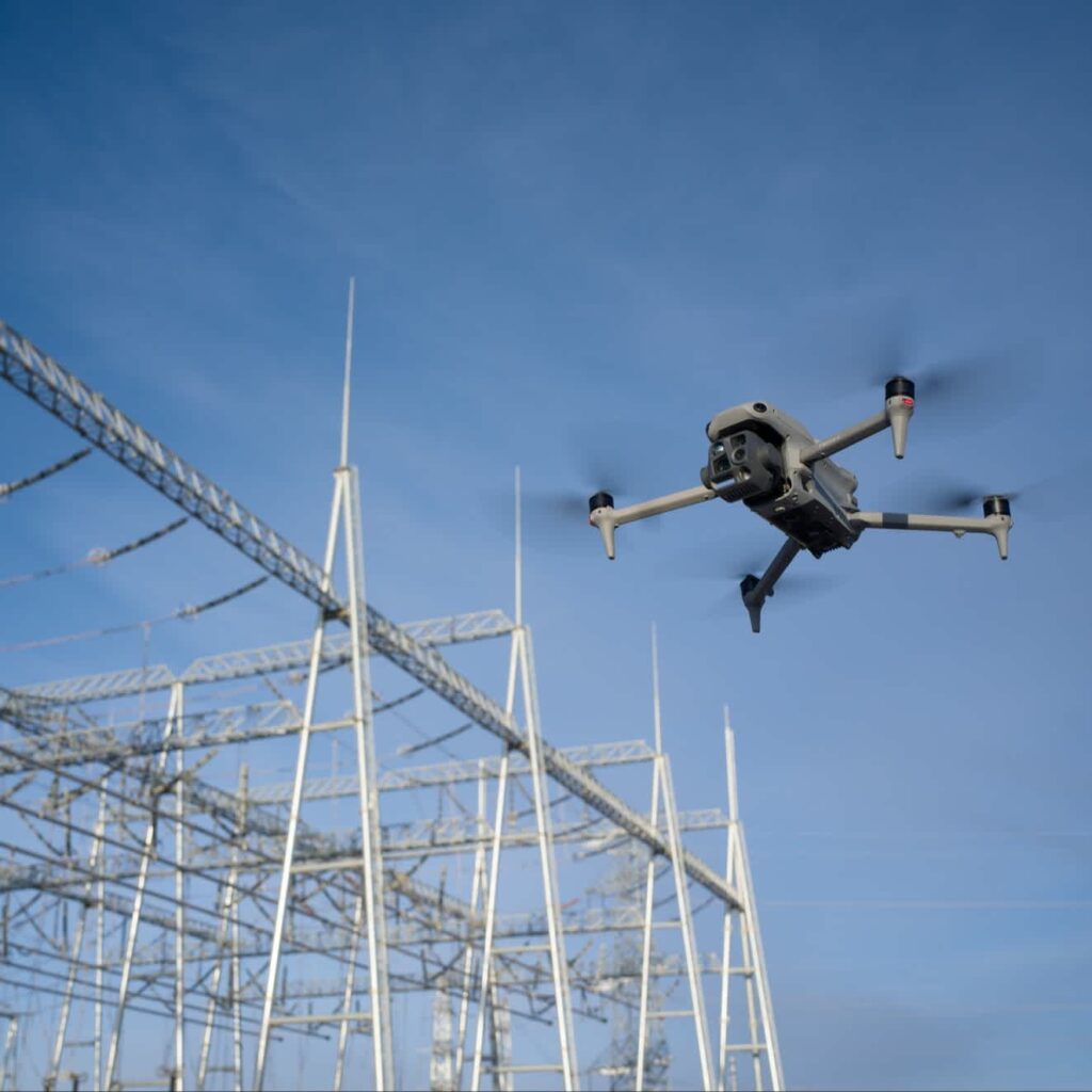 DJI Matrice 4TD Thermal Drone conducting an inspection